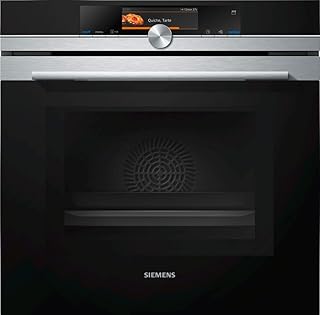 Siemens HN678G4S6 iQ700 Mikrowellen-Backofen mit Dampfunterstützung / Edelstahl / WLAN-fähig mit Home Connect / activeClean Selbstreinigungs-Automatik / TFT-Touchdisplay Plus