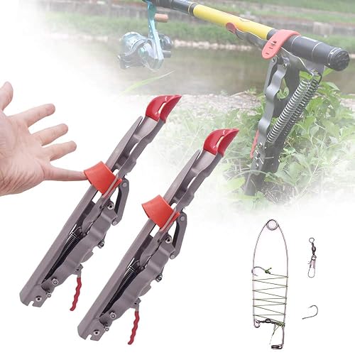 automatic fishing pole trap LLDYNW Device Spring Loaded Speed Hook Lazy Person Fish Hooks Automatic Ejection Ice Fishing Bait Traps 12 Pack : Sports & Outdoors Danielson Crab Trap Crabjaw This collapsible crab trap offers a unique Automatic Fishing Pole Primitive Trap