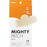 Hero Cosmetics Mighty Patch Nose – Hydrocolloid Nose Strips for Pores & Pimples, Absorbs Gunk and Oil, Improves the Look of P
