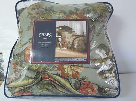 Chaps Home Brittany 4 Pc Comforter Set Queen Amazon Co Uk