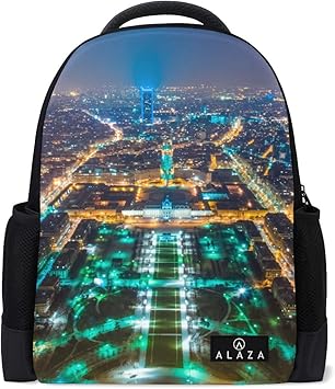 cityscape laptop backpack