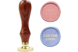 Custom Wax Seal Stamp Personalized Sealing Wax Stamp with Your Own Design Picture/Logo Customized Seal Wax Stamp for Wedding 