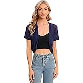 Malarocoby Fashion Women Chiffon Bolero Shrug Jacket Cardigan Dress Shawl