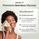 Clean Skin Club Clean Towels XL Bamboo Viscose 50 Count Face Towels view 3