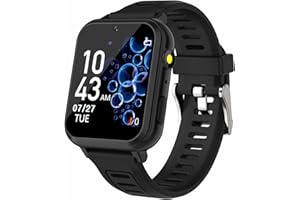 Sedzofan Smart Watch for Kids with 24 Puzzle Games HD Touch Screen Camera Music Player Pedometer Alarm Clock Calculator Flashlight 12/24 hr Kids Watches Gift for 4-12 Year Old Boys Toys for Kid