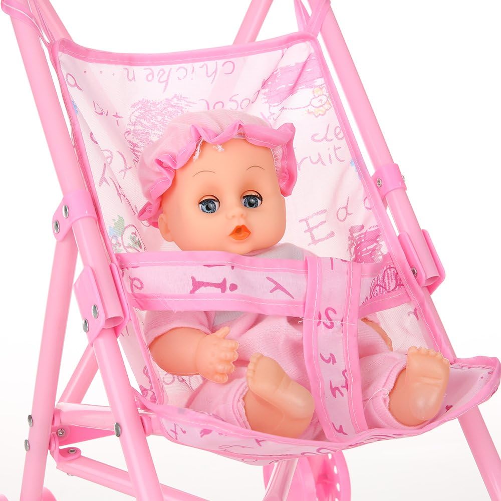 poussette poupee pliable