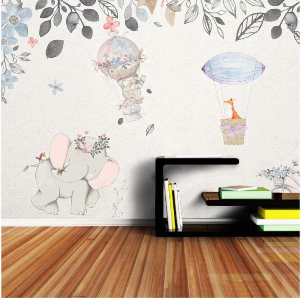 Httaxq Wallpaper 3D Cartoon Wallpapers Mural Walls Living Room Kids Wallpaper for Wall Paper Papers Home Decor Hot Air Balloon Bedroom-250175Cm