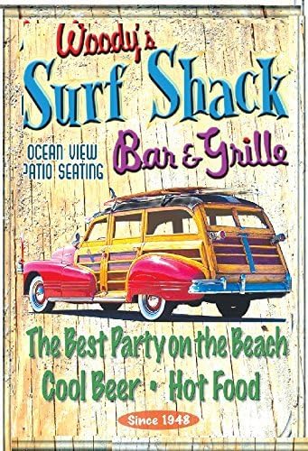 WOODYS SURF SHACK POSTER