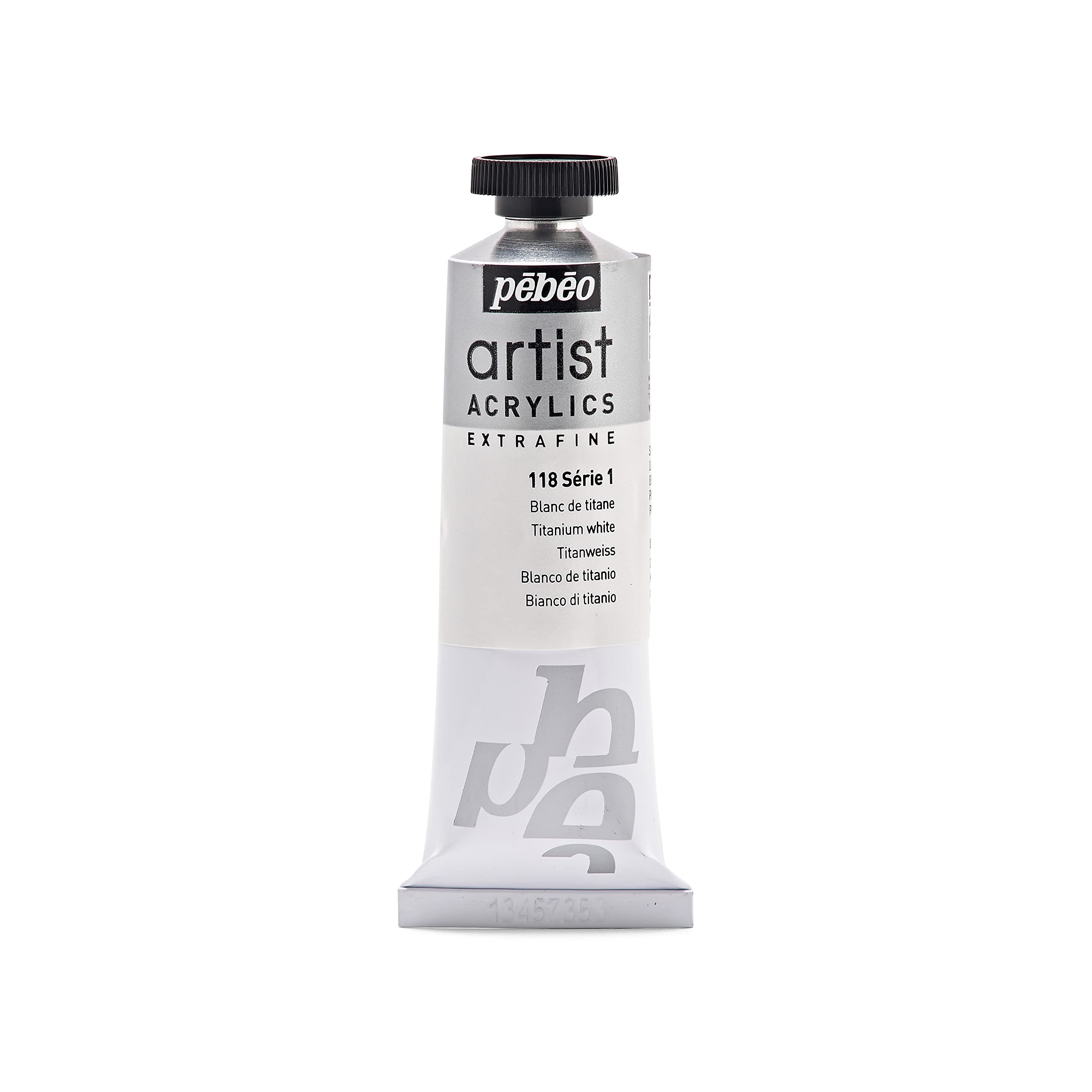 Pebeo 37 ml Artist Acrylics, Titanium White