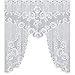 Hot Sale!DEESEE(TM)Vintage Style Lace Coffee Curtain Kitchen Curtain Vintage Style Window Scarf (B)