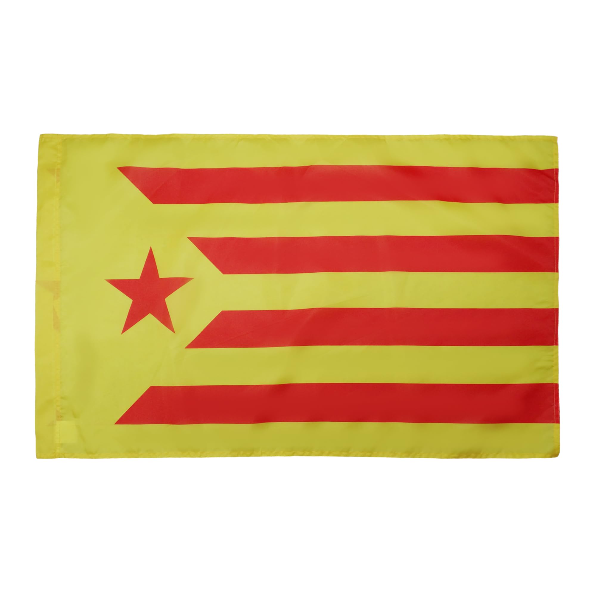 AZ FLAG - Catalonia Estelada Vermella Flag - 3x5 Ft - Independentist Catalan Banner with Sleeve - 100% Polyester - Fade Resistant - Vivid Colors - 3' x 5' Feet - 150x90 Cm