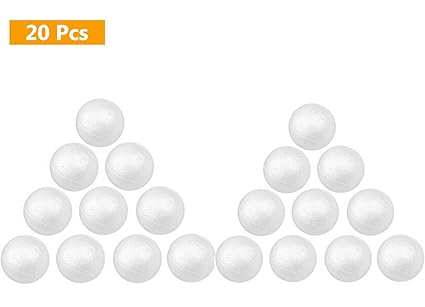 Amazoncom Lalago 20 Pcs White Styrofoam Balls Craft Balls