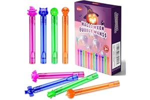 VKTEN 32Pcs Halloween Bubble Wands Mini Bubbles Party Favors for Kids Treat Bag Stuffers Goody Bag Filler Treats Prizes