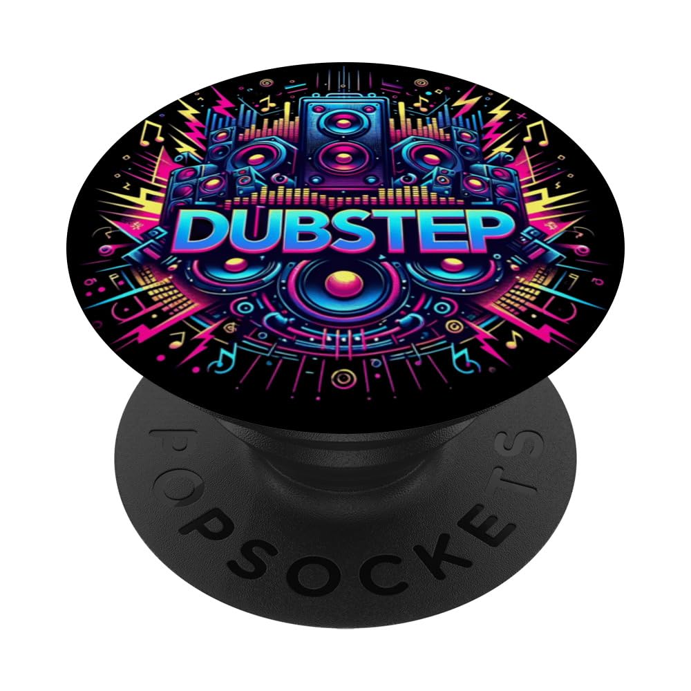 EDM Rave Essentials Dubstep Techno Concert Outfit Graphic PopSockets Swappable PopGrip