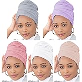 Head Wraps for Black Women Breathable Headwraps Scarf Long Hair Wraps Soft Wide Headbands Headscarves for Locs