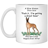 Lovesout Funny Great Dane Fawn Dog Mom Mug - Wise