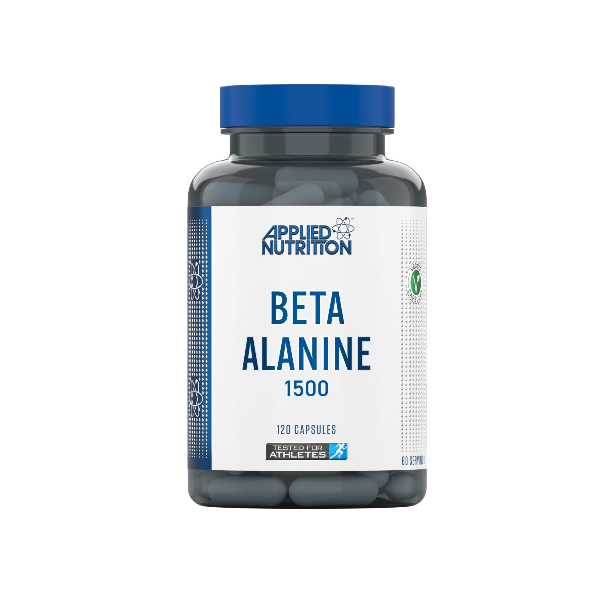 Applied Nutrition Beta Alanine 1500 – Amino Acid Supplement, Strength & Performance, 750mg Beta Alanine Per Capsule (120 Capsules - 60 Servings)