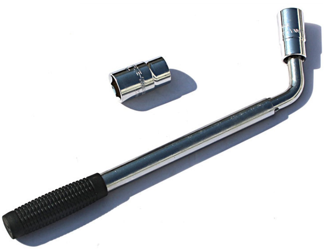 Fasmov Telescoping Lug Wrench,Wheel Wrench(4 Standard Sockets
