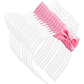 COCIDE 12Pcs Cat Ears Headbands Plastic Taylor Party Decorations Kitty Headbands for Gabby Party Favors Birthday Supplies for Women Halloween Hair Accessories Hair Hoops Costume