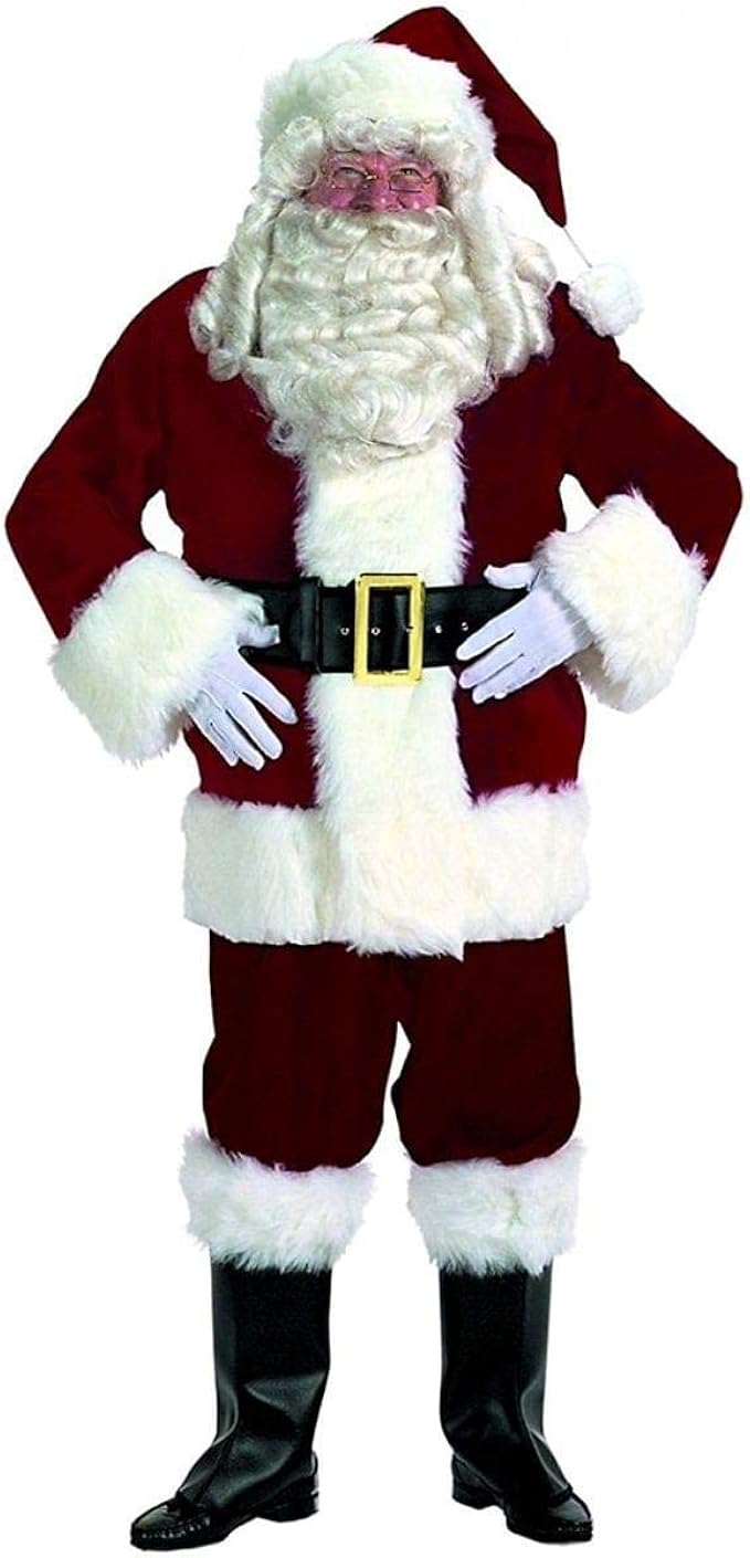 black and white santa costume