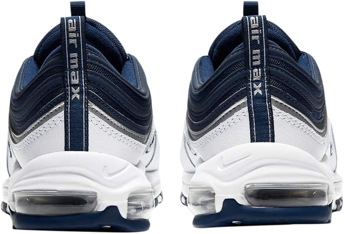 air max 97 navy blue and white