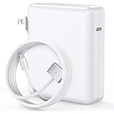 140W Charger for MacBook Pro 16/14 inch Mac Air 15/13 inch 【Original Quality】 2021-2025 M1–M4 6.6FT Magnetic 3 Cable LED & Type C Fast Charger Power Adapter - Between 2021-2025