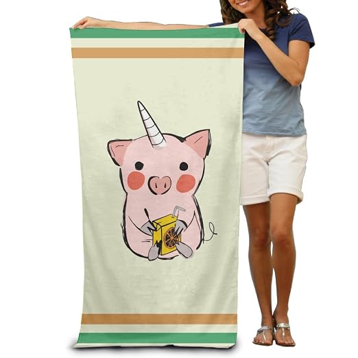 Wolopo Mignon Dessin Animé Licorne Cochon Avec Jus Dorage