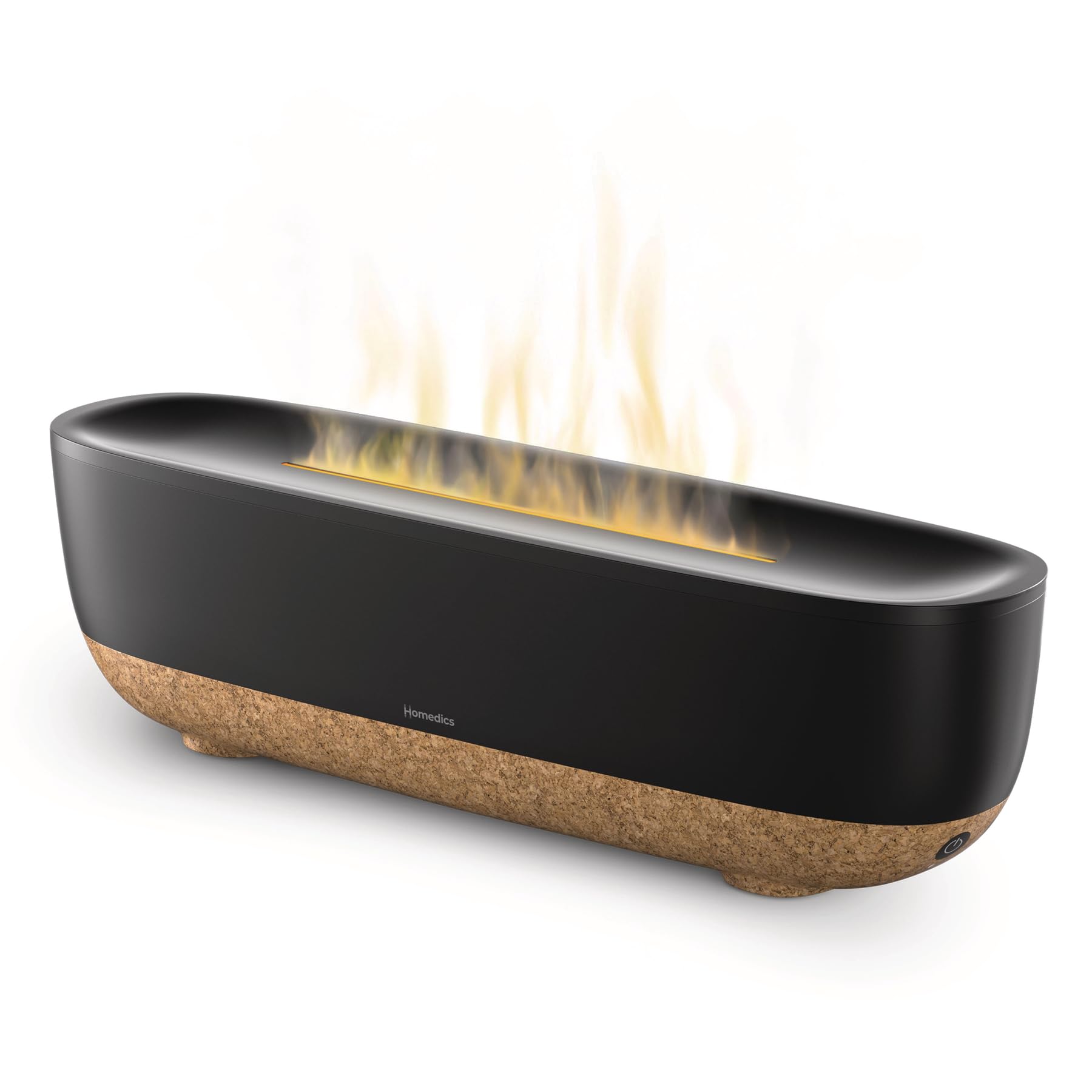 Photo 1 of ***MISSING CORD -SELLING AS IS *** Homedics Fireside Ultrasonic Humidifier, Medium Sized Rooms, Visible Flame-Effect Cool Mist, 0.26-Gal Top-Fill Tank, Dry Air Relief at Home, Breathe & Sleep Better, Aromatherapy