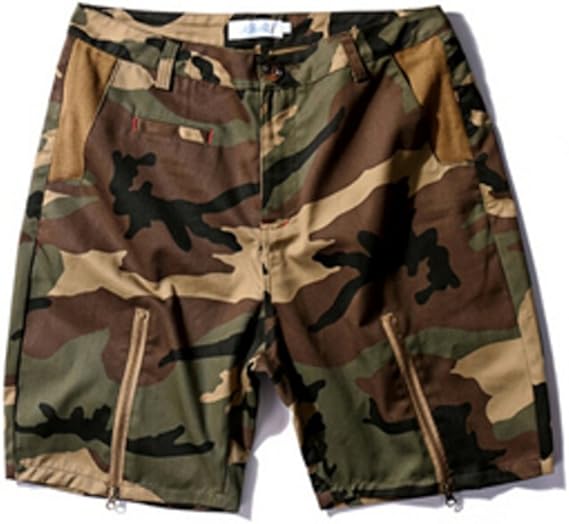 Amazon Maple Leaf 正規品 メンズ ショートパンツ ハーフパンツ 迷彩柄 ヒザ上 ミリタリー クール コーデ ハンサム カジュアル ショートパンツ 通販