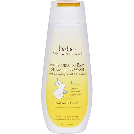 babo botanicals moisturizing baby shampoo & wash