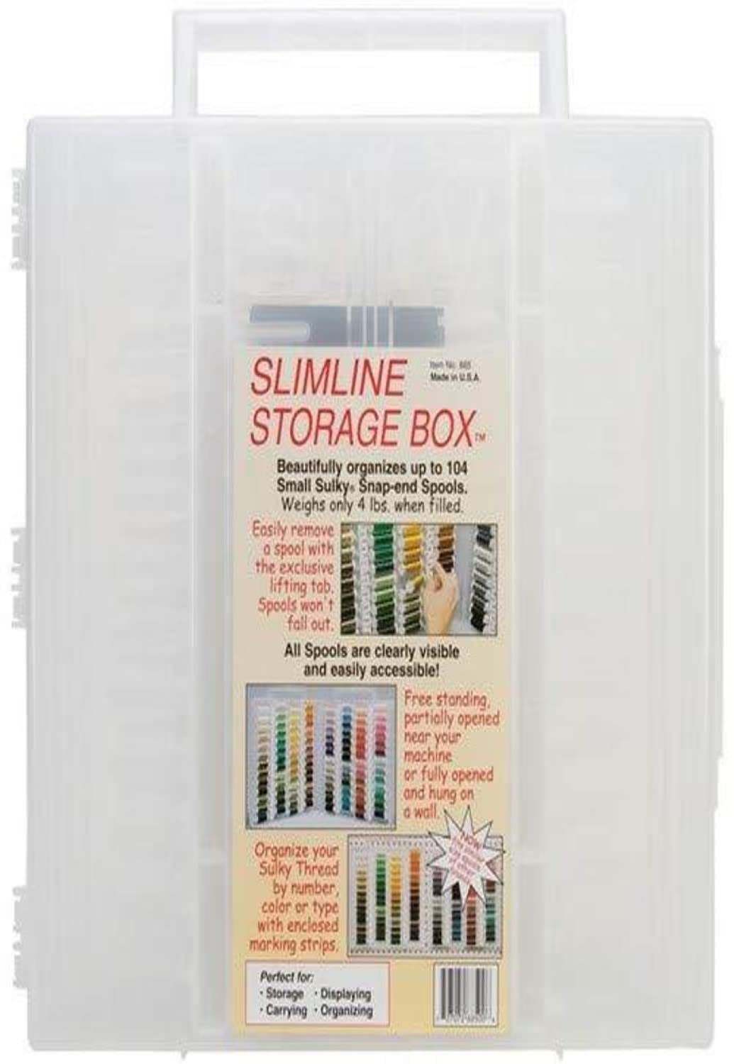 Sulky 13 x 13 x 2-inch Slimline Empty Storage Box