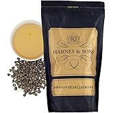 Harney & Sons Dragon Pearl oz Loose Leaf Green and White Tea, Jasmine, 16 Ounce