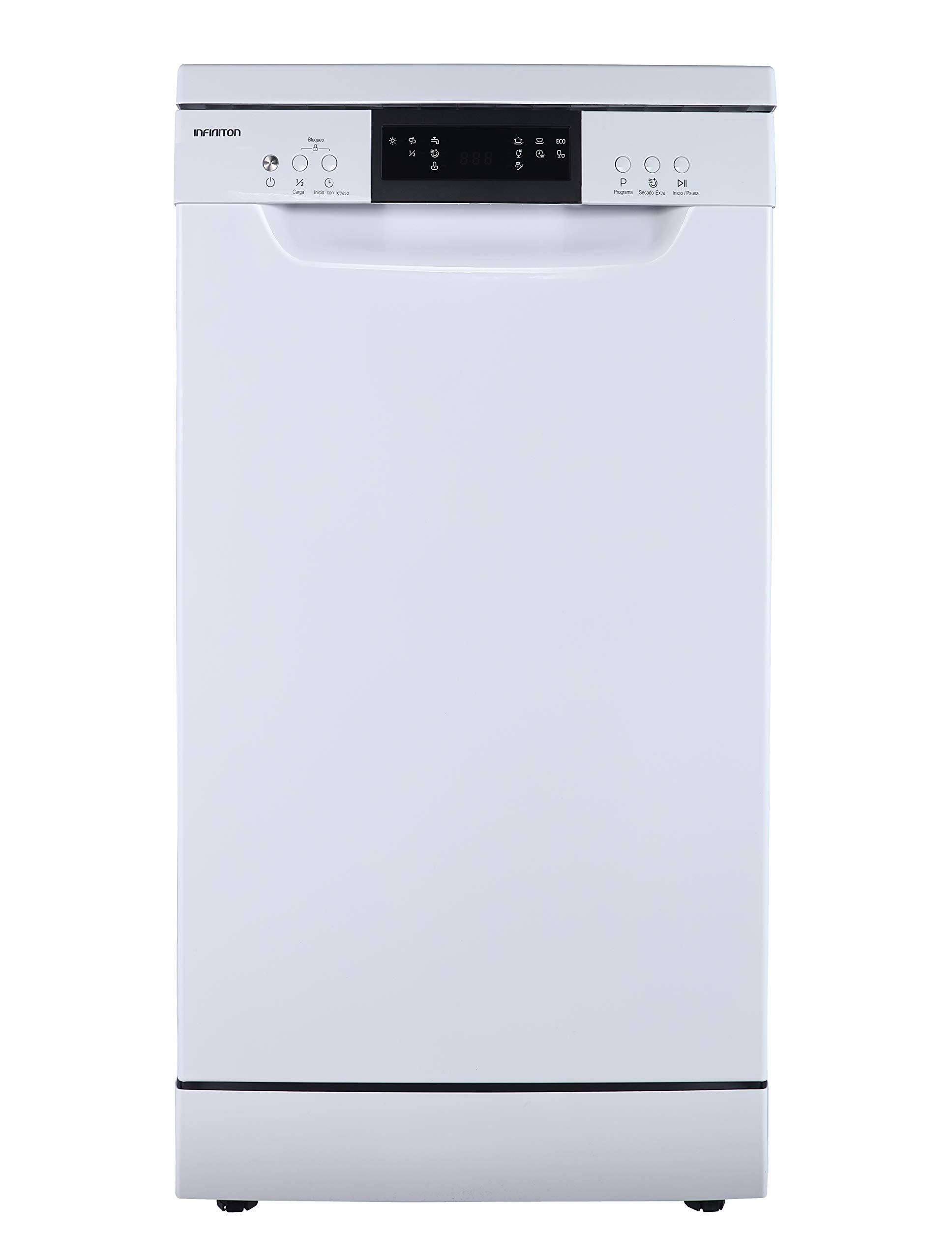 LAVAVAJILLAS-DIW-42HW-INFINITON-Blanco-A-Display-LED-Ancho-45cm-INSTALACION-INCLUIDA