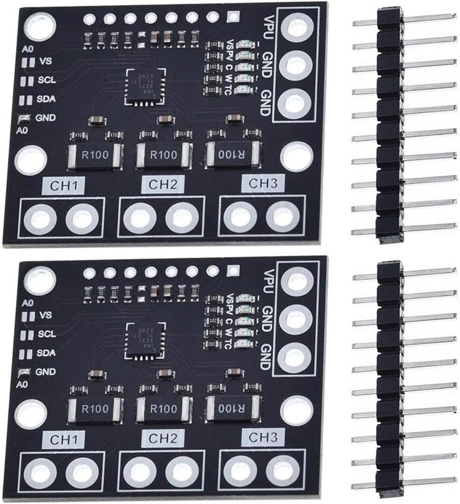 Youmile INA3221 Triple Channel Current Voltage Monitor I2C Low High Side Power