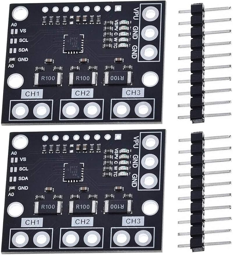 Youmile INA3221 Triple Channel Current Voltage Monitor I2C Low High Side Power