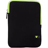 V7 Protective Neoprene sleeve, cover for iPad mini black/ green