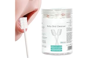 Baby Tongue Cleaner - Baby Cleaning Stick | dis-posable Infant Mouth Cleaner | Gauze Soft Brush Hygienic Cleaners Teeth Tongu