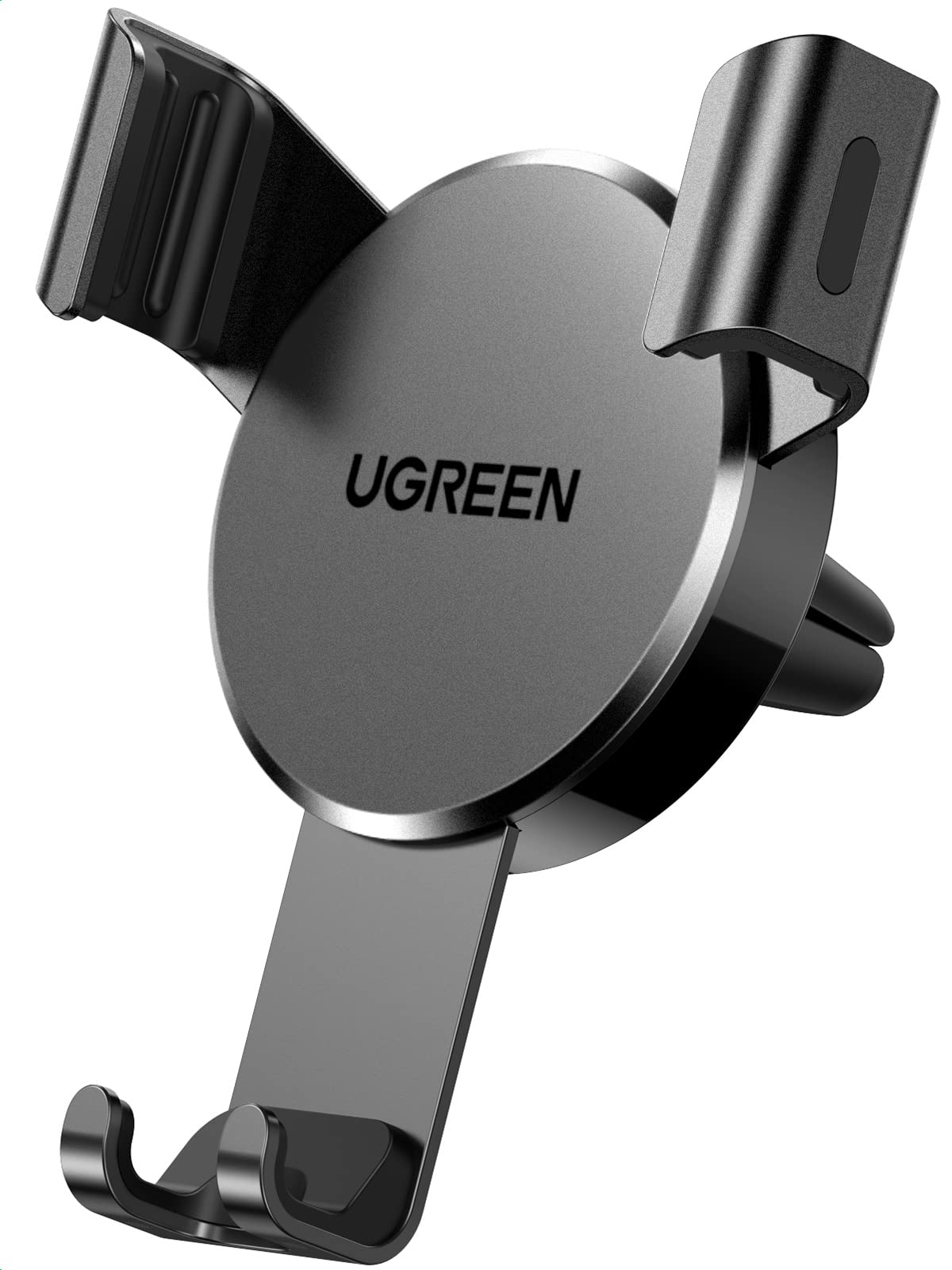 UGREEN Car Phone Holder Air Vent, Gravity Phone Mount Cradle Reliable Stable Hands-Free, Compatible with iPhone 17 Pro Max 17Air 16/15/14/13/12/11, Galaxy S25/S24/S23/S22/S21, Pixel 10/9/8(Black)