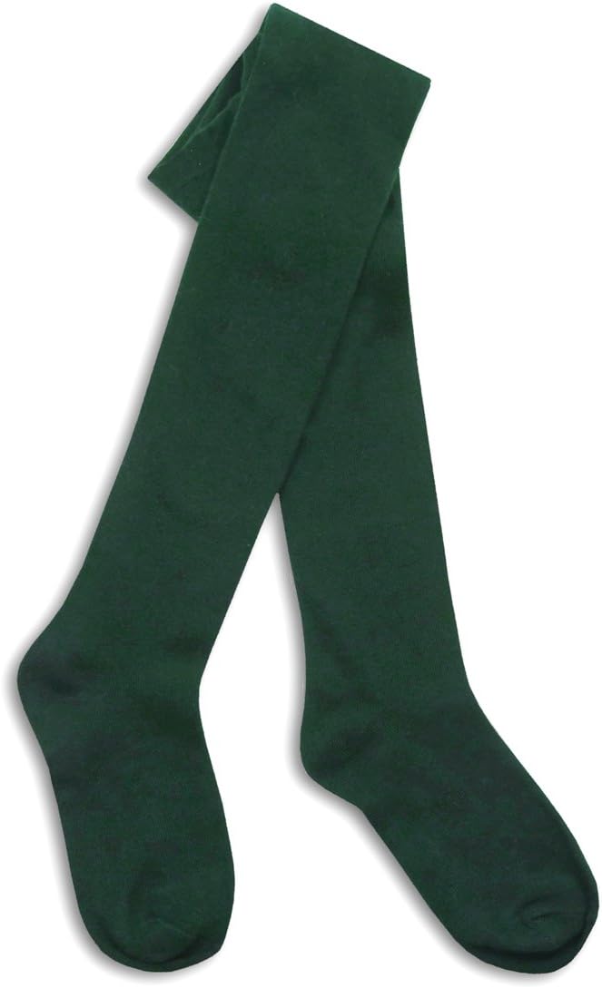 i2i Girls Cotton Rich Plain Knit Tights