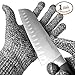 TYH Supplies Cut Resistant Gloves High Performance Level 5 Protection EN388 Food Grade Durable Anti-Cutting Gloves, Super slash/cut proof, Grip Dots, Capacitive Touch Finger Tips, Medium Size 