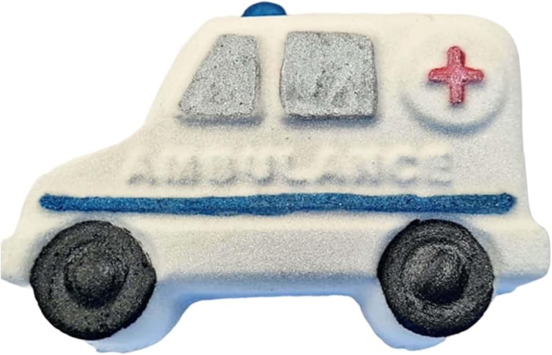 Emergency Vehicles Bath Bomb Set Police Car Ambulance Fire Engine Fizzy