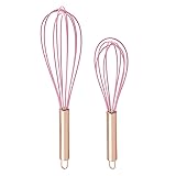 COOK WITH COLOR Silicone Whisks for