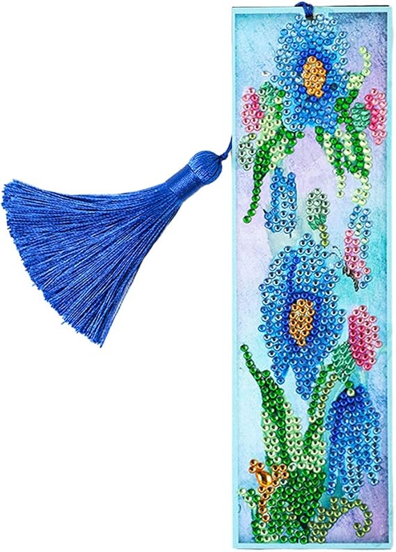 Amazon.com : Diamond Bookmarks, 5D DIY Diamond Painting Tassel Book