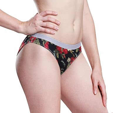 red rose panties