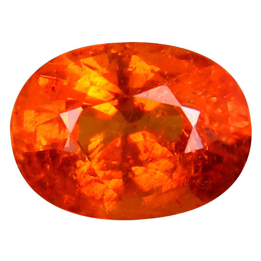 1.82 ct Oval Cut (8 x 6 mm) Namibian Fanta Orange Spessartine Natural Loose Gemstone