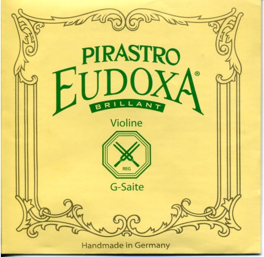 Pirastro Eudoxa Violin Strings G, Silv/Gut, 16 1/4 Gauge 4/4 Size