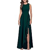 Viwenni Women's Ruffle Vintage Party Evening Wedding Guest Formal Long Dresses