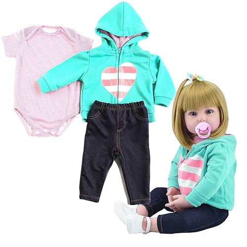 Reborn Baby Dolls Clothes for Girl 18 Inch Reborn Doll Clothes