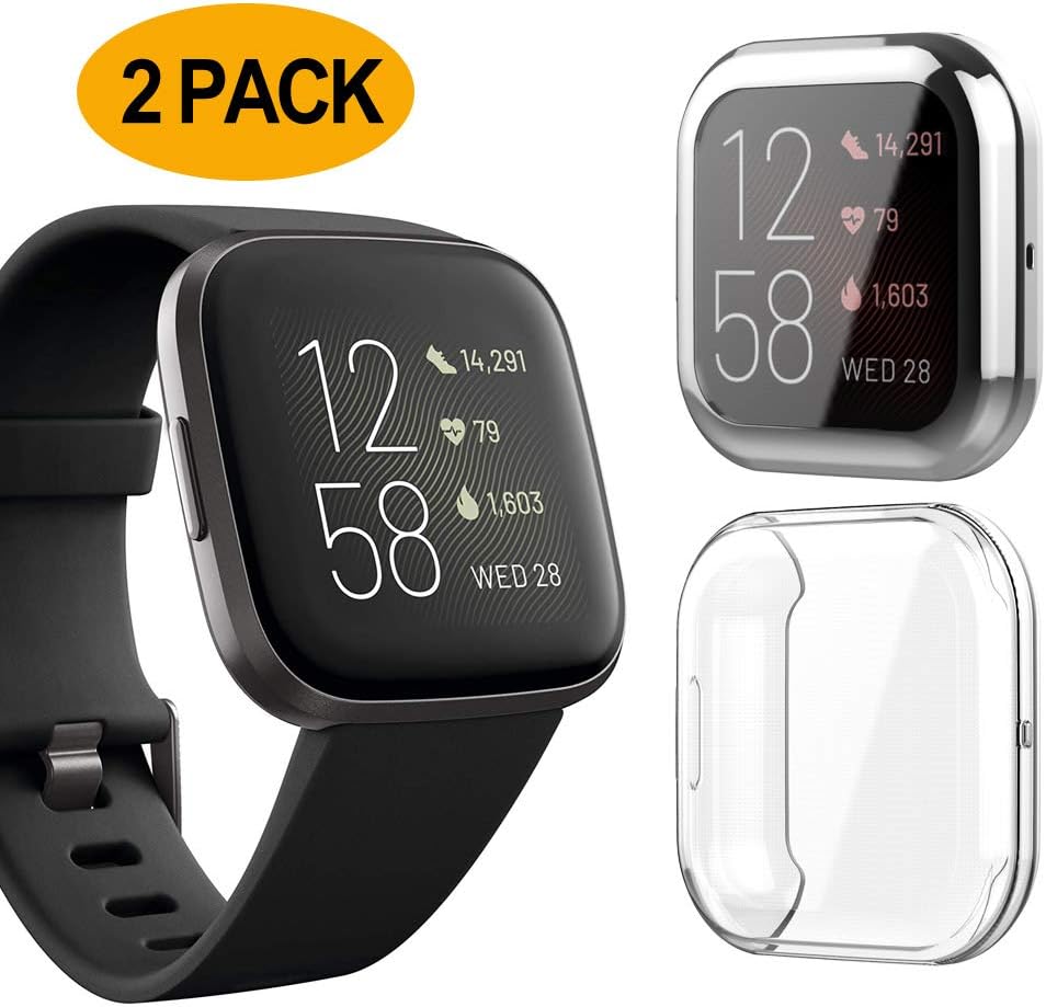 Compatible for Versa 2 Case, TPU Screen Protector Scratch