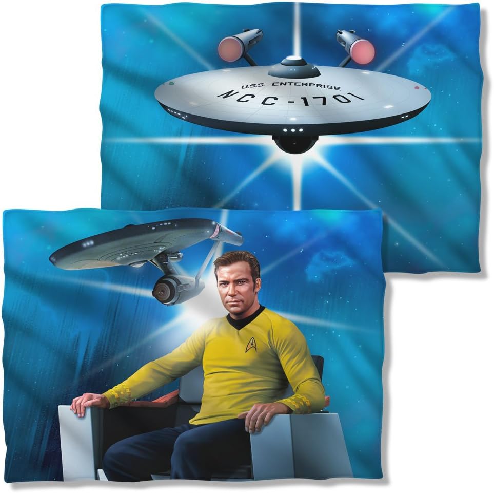 Star Trek Captains Chair Pillow Case (Front/Back Print